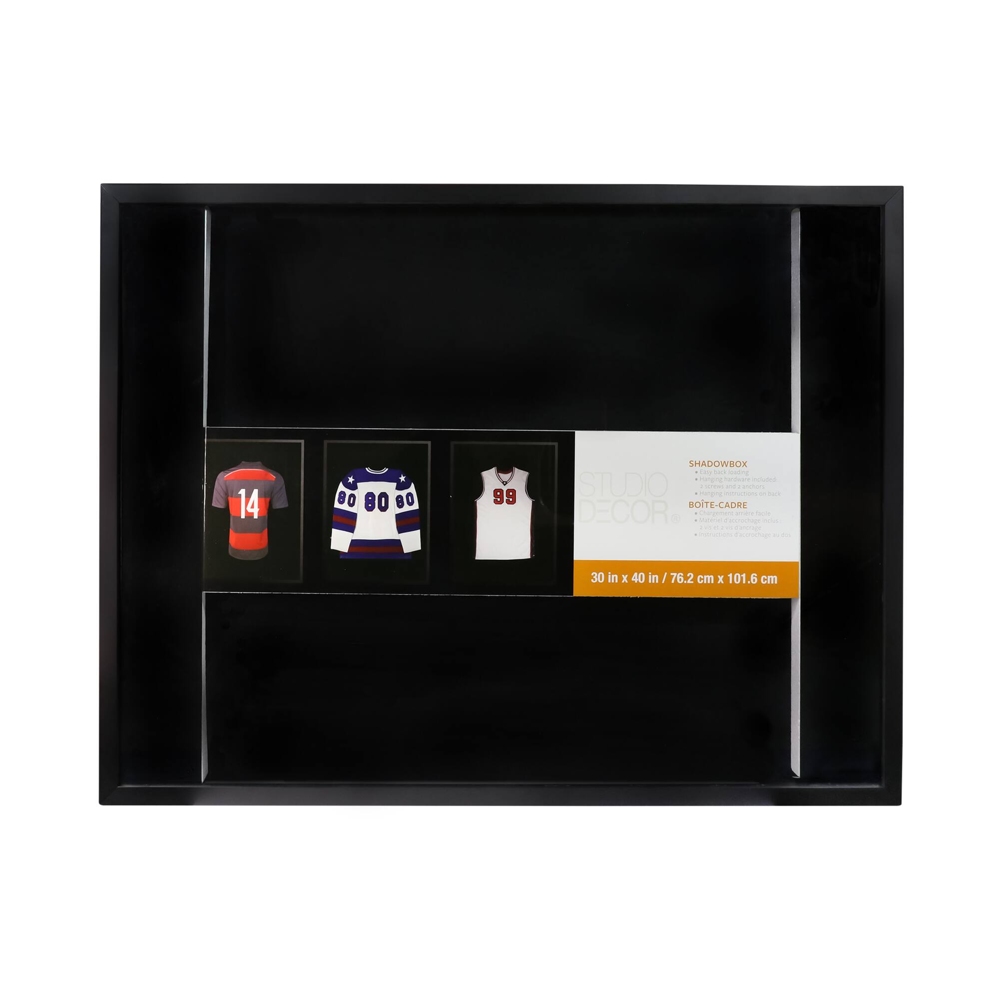 30" x 40" Black Large Shadow Box by Studio Décor®